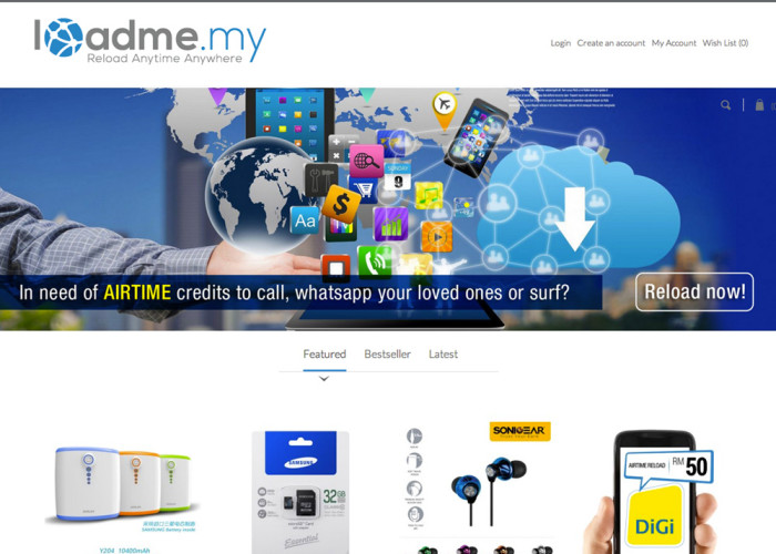 Loadme.my – Reload Anytime Anywhere