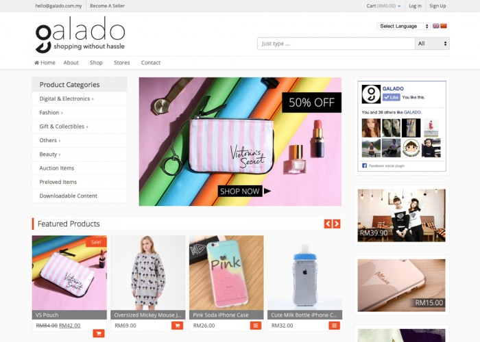 GALADO – shopping without hassle