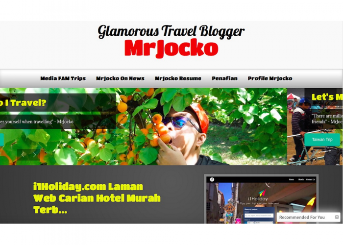 Glamourous Traveller Blogger MrJocko