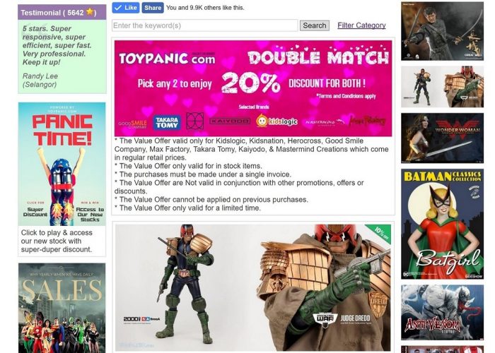 Toypanic – Penang and Malaysia online toy shop for toys & collectibles