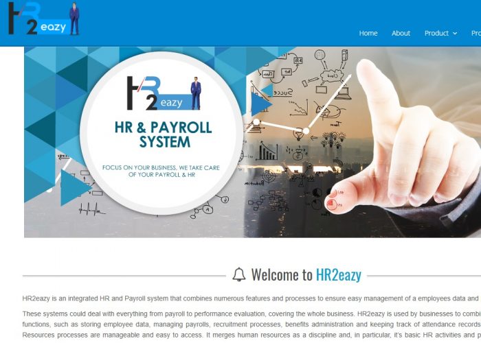 HR2eazy integrated HR and Payroll system