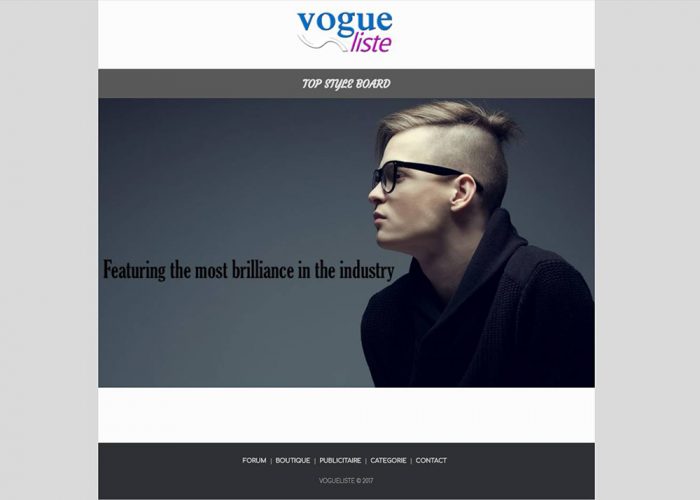 VogueListe Top Style Board, Fashion Forums, Boutique, Ads & Blog/Media