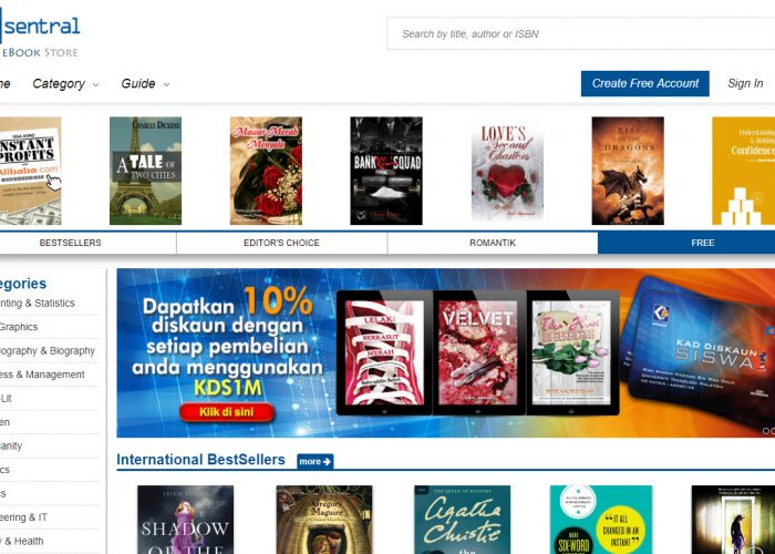 E-Sentral.com, Malaysia’s eBook Portal