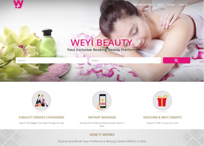 Weyi Beauty – Exclusive Booking Beauty Platform