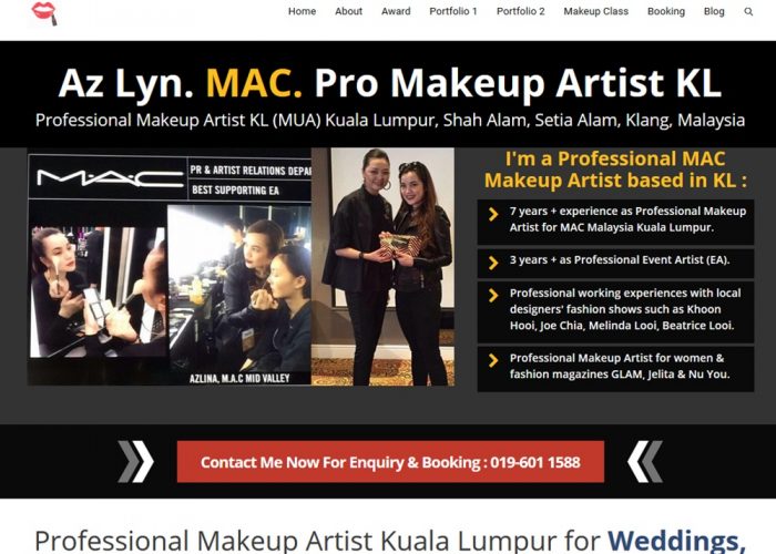 Professional MAC Makeup Artist Kuala Lumpur