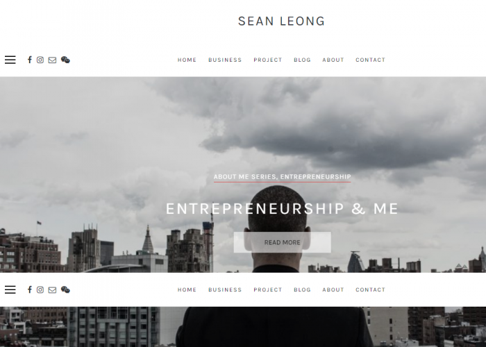 Sean Leong’s Personal Website
