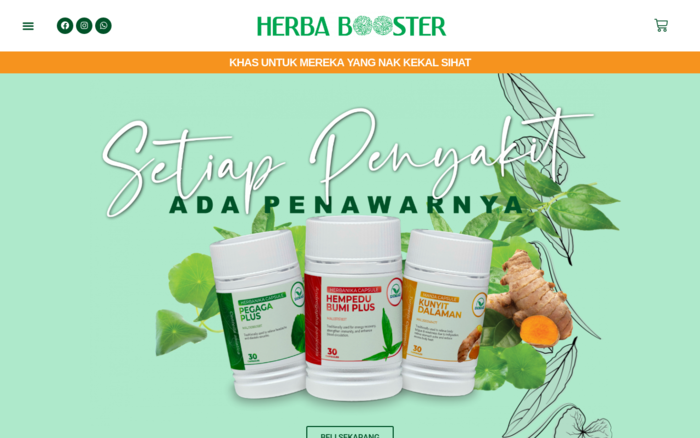 Herba Booster HQ - Malaysia Website Awards 2021