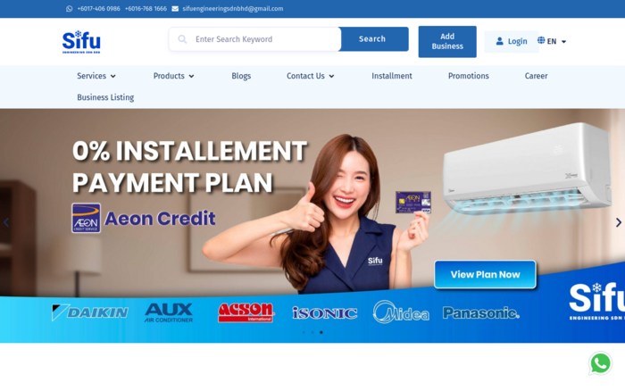 Trusted Air Conditioning Solutions In Perak, Penang | Sifu Engineering