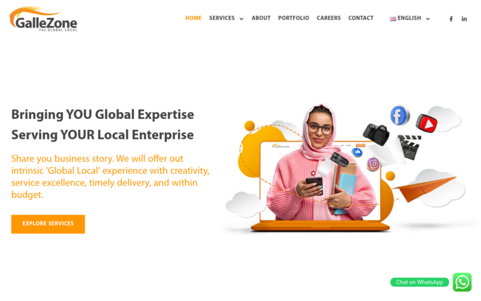 GalleZone Solutions SDN Bhd official website