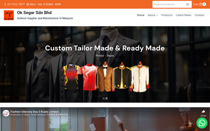 Ok Segar Sdn Bhd – Uniform Supplier and Manufacturer in Malaysia