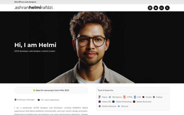 Ashran Helmi – UIUX Developer