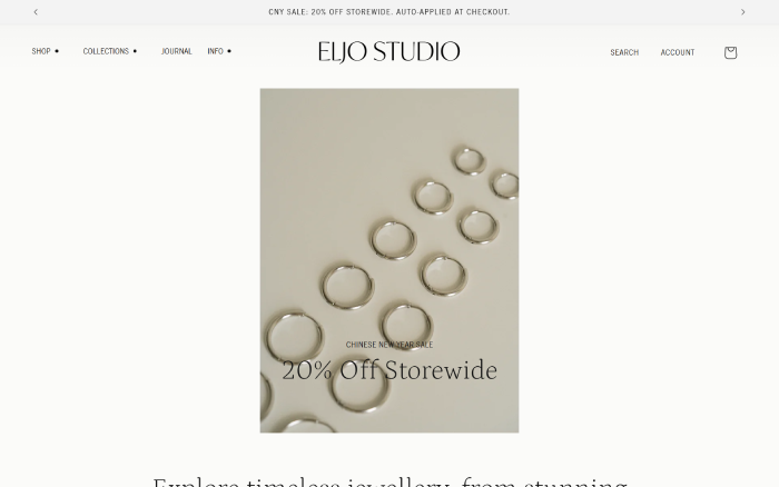 El-jo Studio | Minimalist Jewelry Store Design